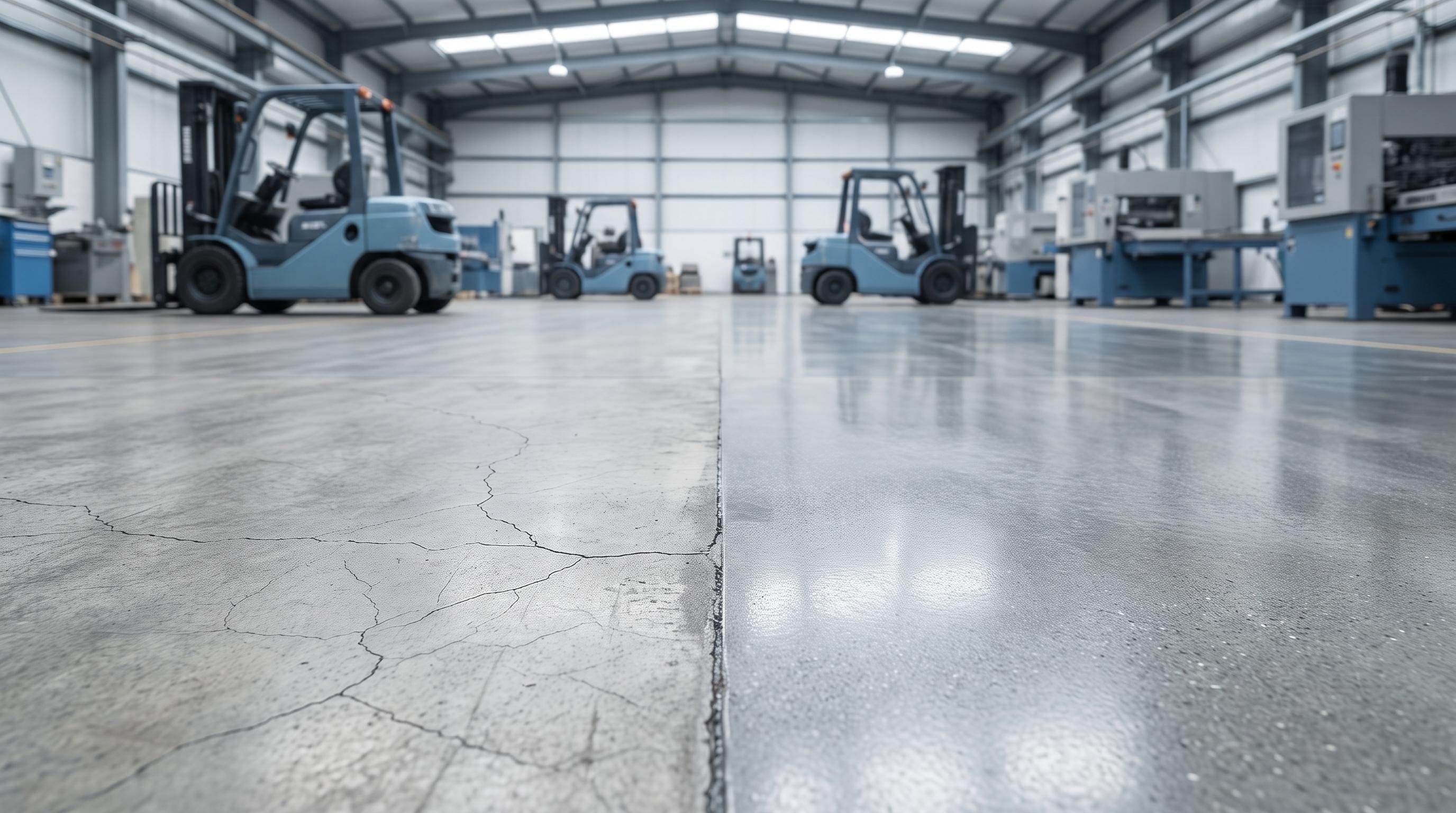 How Odus Helps Arrest Surface Cracks in Industrial Concrete Floors