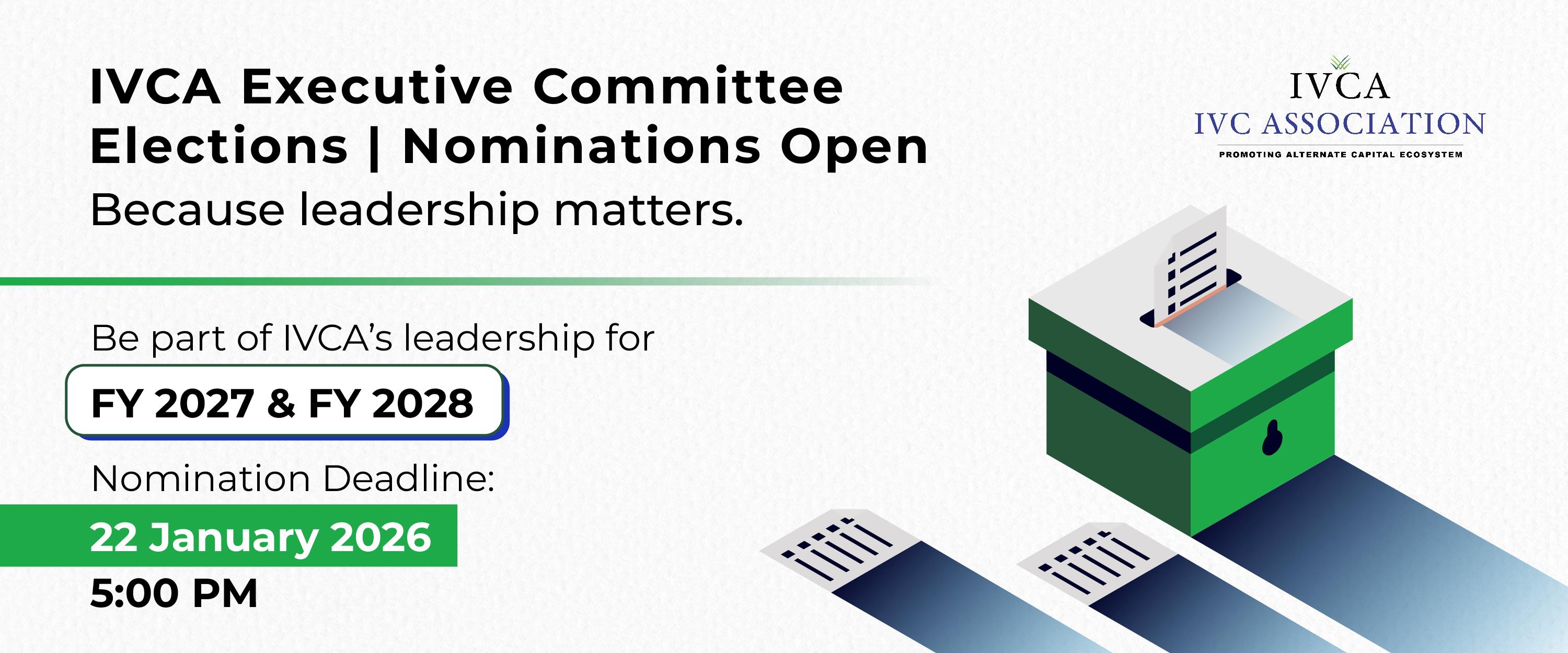 IVCA Election Committee 2026 Banner