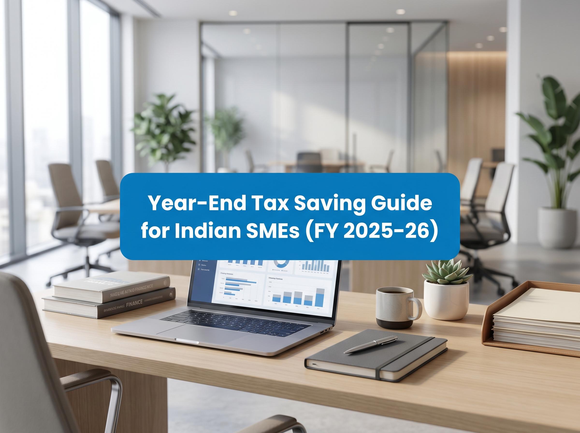 Year-End Tax Saving Guide for Indian SMEs (FY 2025-26)