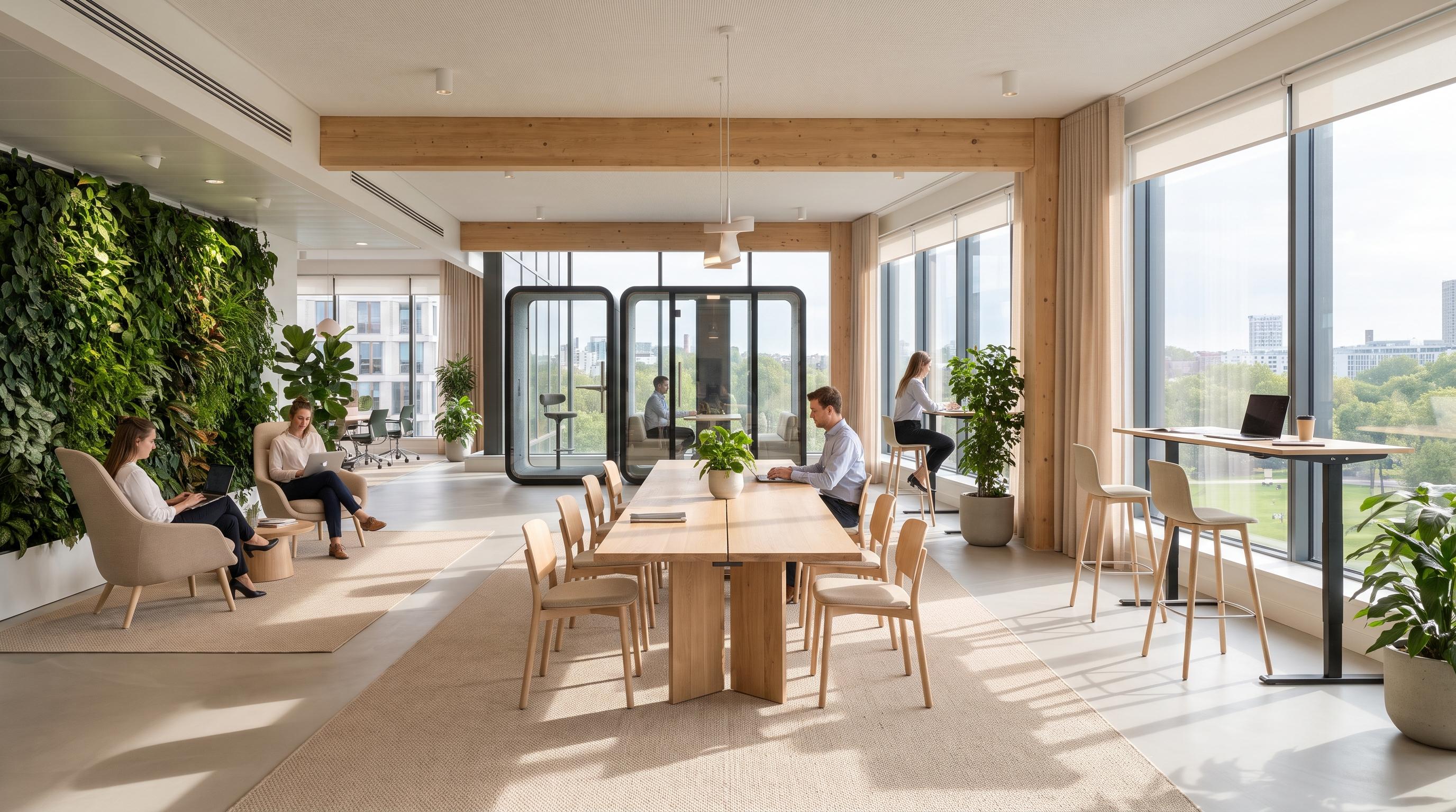 A workplace setting that supports focus and connection