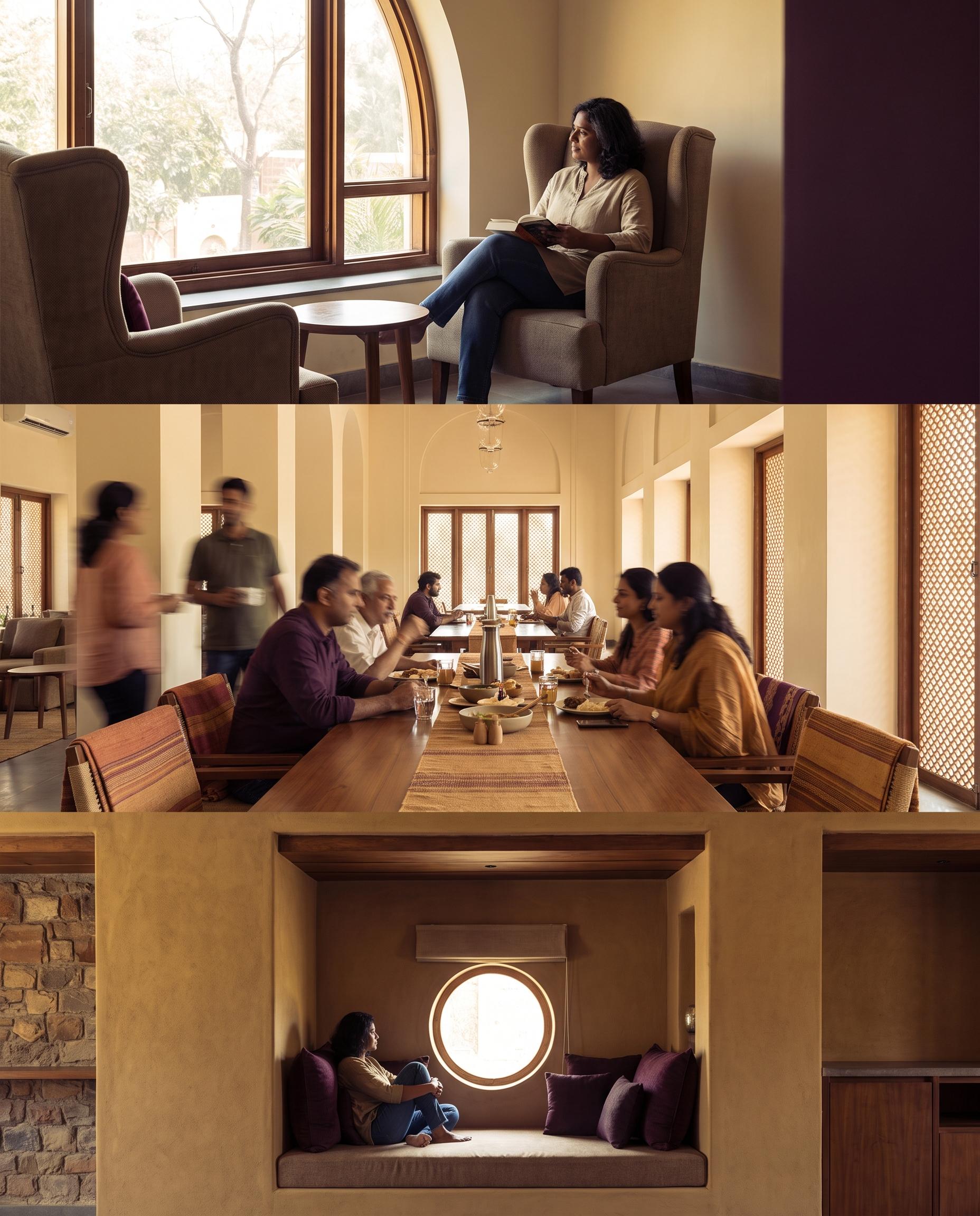 Furniture and Ergonomics in an inhabited shared space