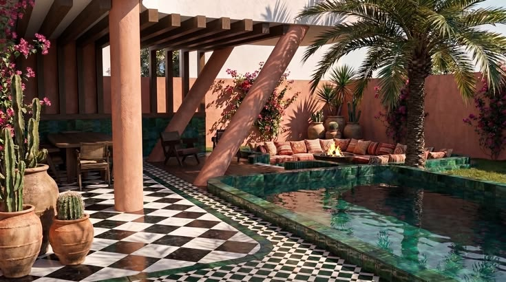 The Pebble Hammam pool concept reference