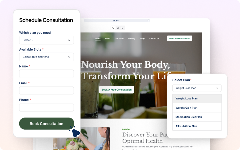 Book Nutrition Consultations