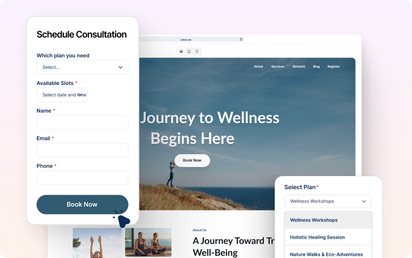 Online Retreat Bookings