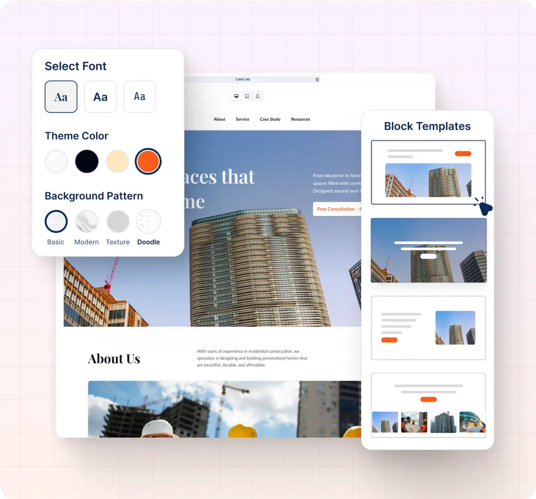 No-code AI Website Builder
