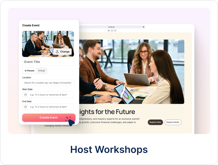 Host Workshops