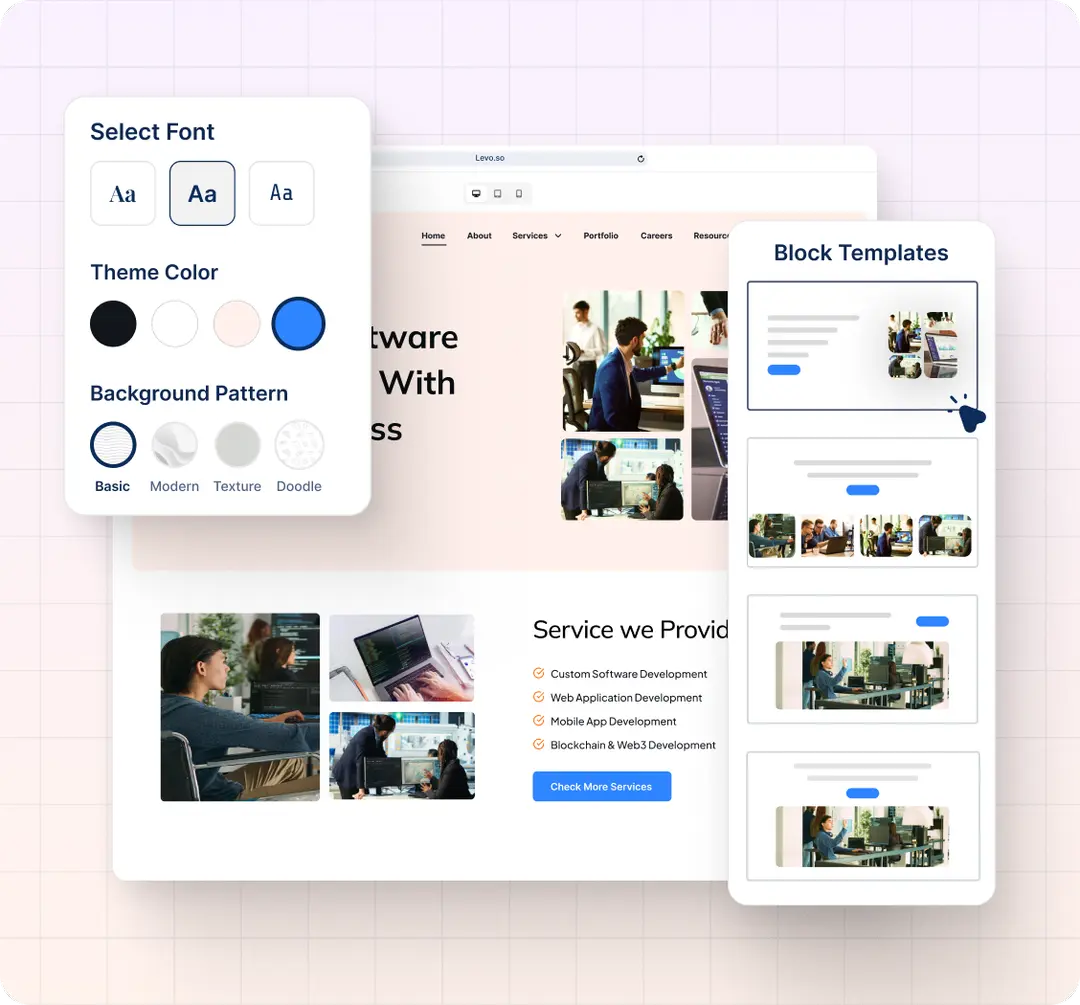No-code AI Website Builder