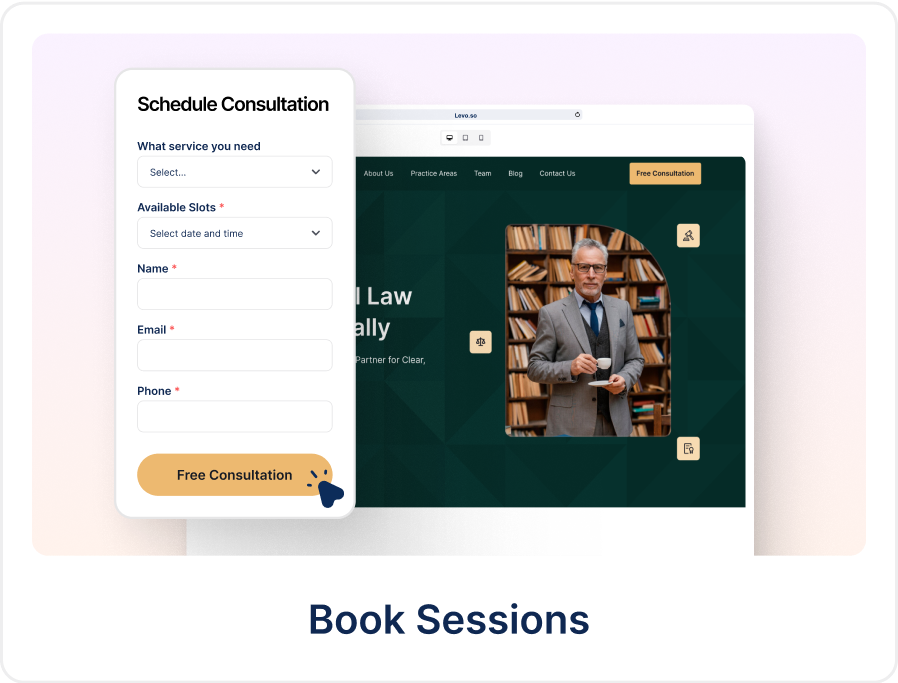 Book Sessions
