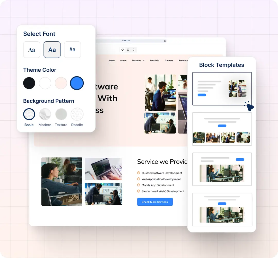 No-code AI Website Builder