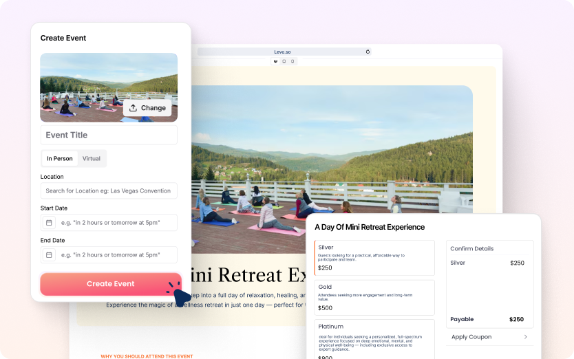 Promote Retreat Events