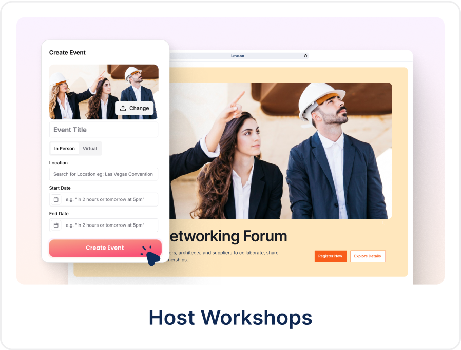 Host Workshops