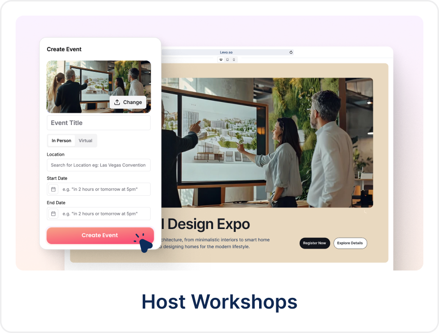 Host Workshops