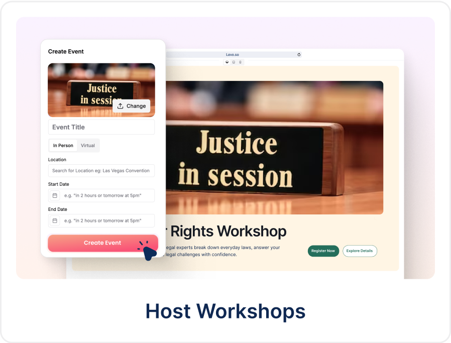 Host Workshops