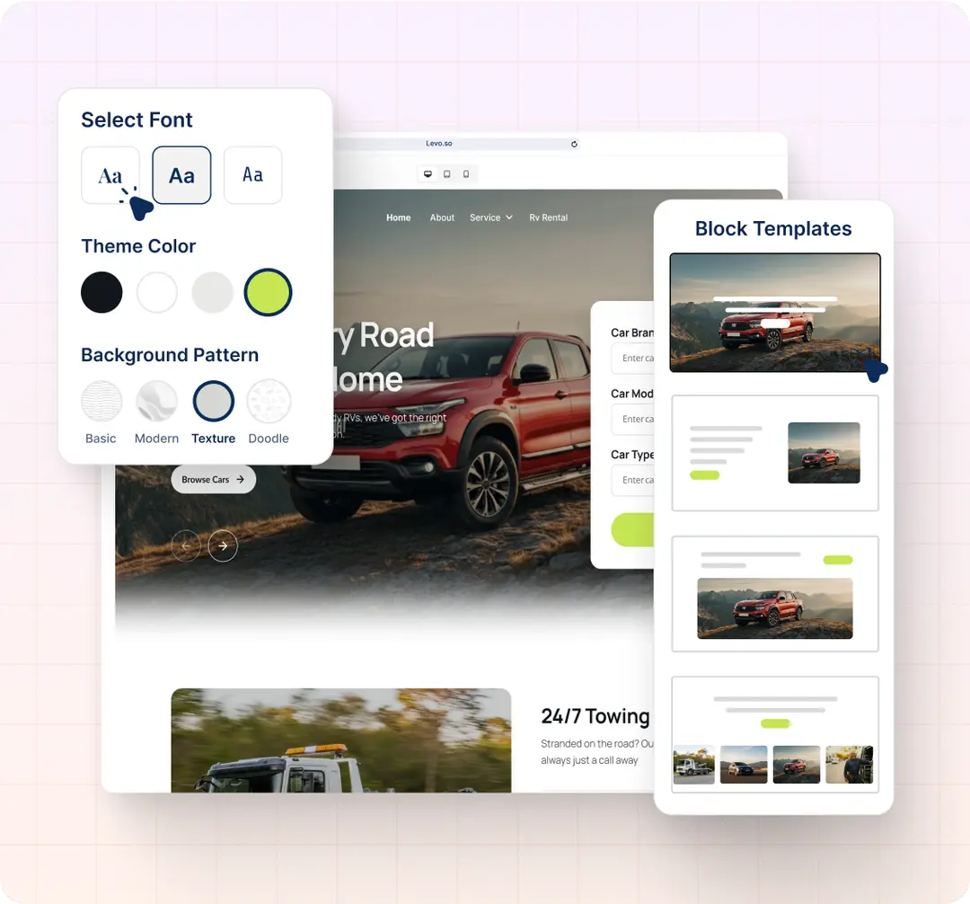 No-code AI Website Builder