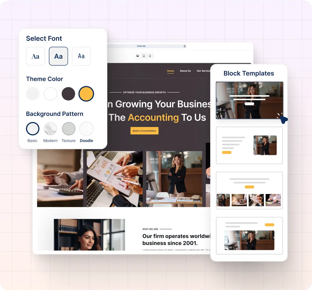 No-code AI Website Builder