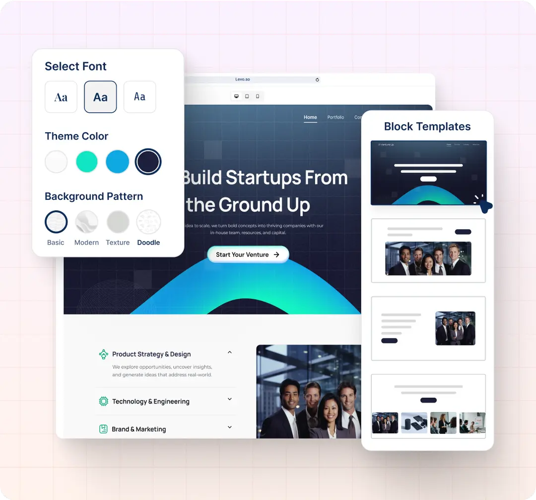 No-code AI Website Builder