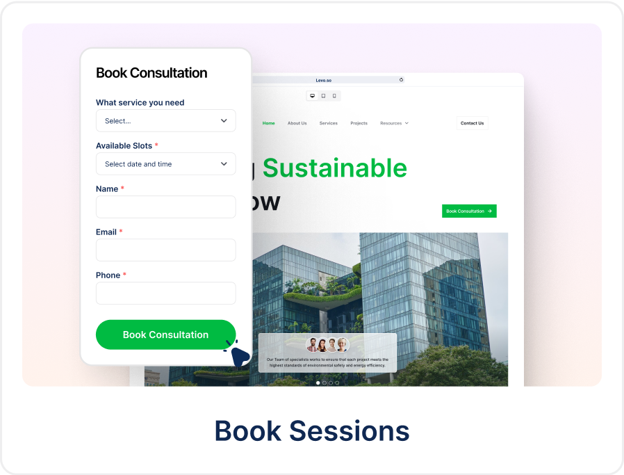 Book Sessions