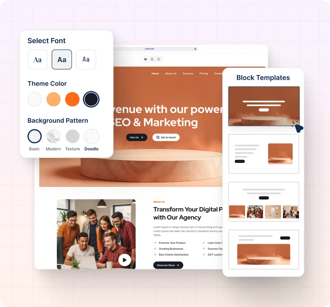 No-code AI Website Builder