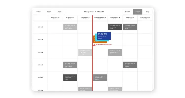 Meeting room booking software