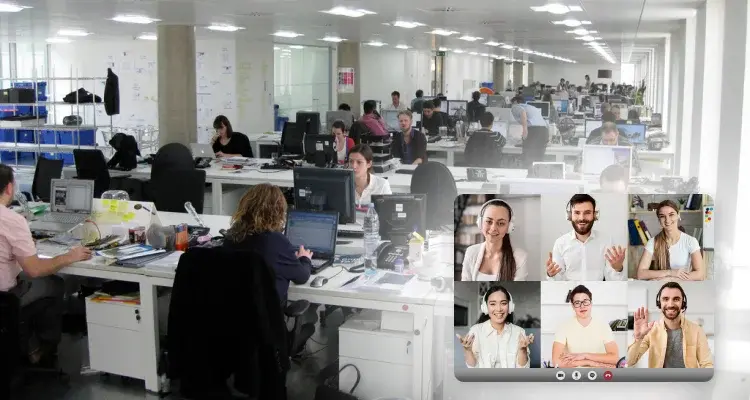 Hybrid work model
