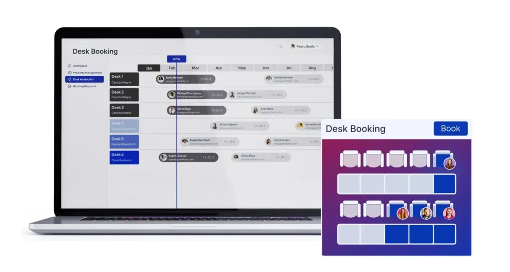 Desk booking software