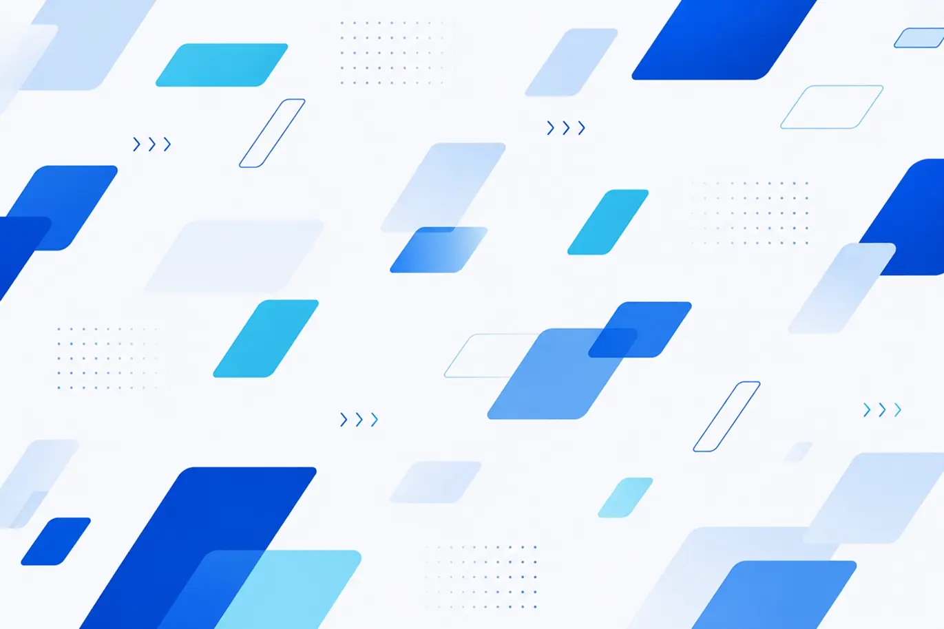WorkInSync geometric pattern in light mode: parallelograms, dot grids and cross markers on white