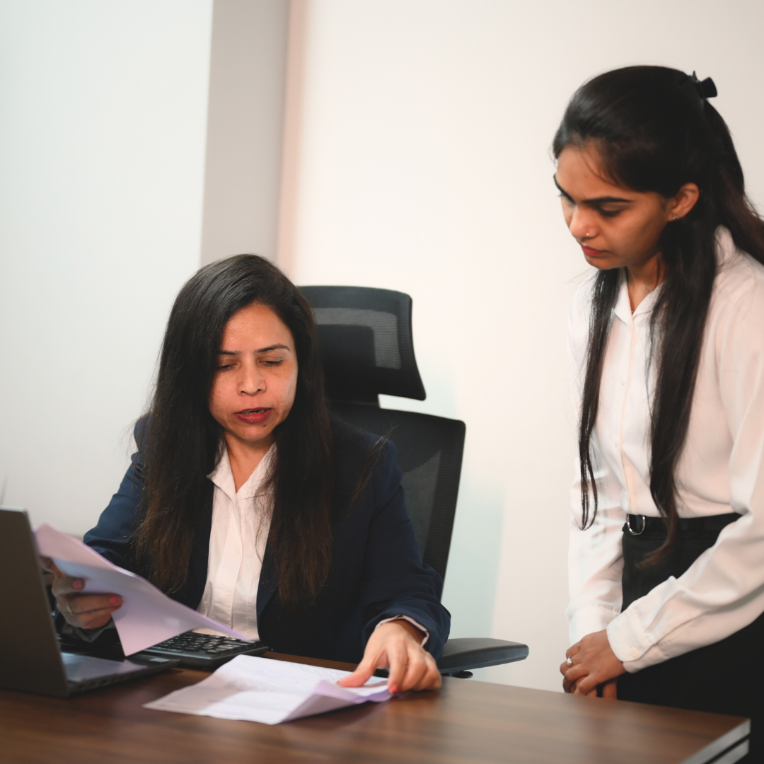 CRS professionals reviewing accounting and compliance work