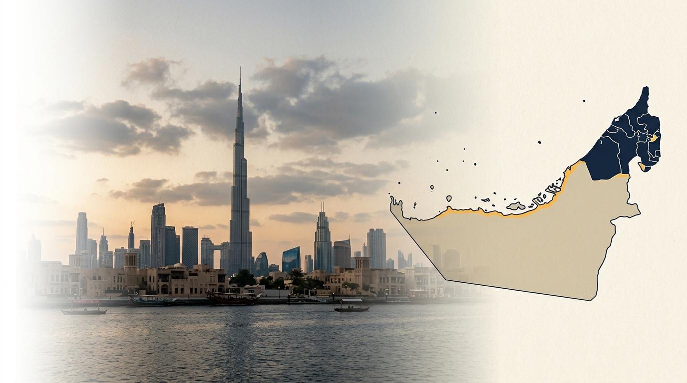 United Arab Emirates country briefing artwork