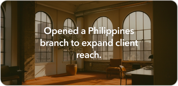 Opened Office in Philippines