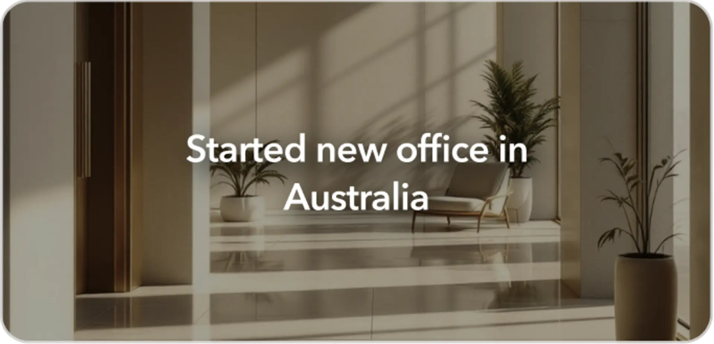 New Office in Australia